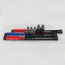 6x Mountable Abs Socket Rail Rack Tray Holder Organizer 1/4 3/8 1/2 Sleeve AIJ