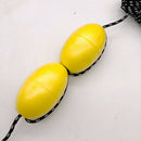Durable Kayak Tow Rope Throw Line with Dual EVA Floats Clip Kayak Accessory