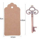 24pcs/set Champagne Wine Bottle Opener with Tags Party Wedding Supplies
