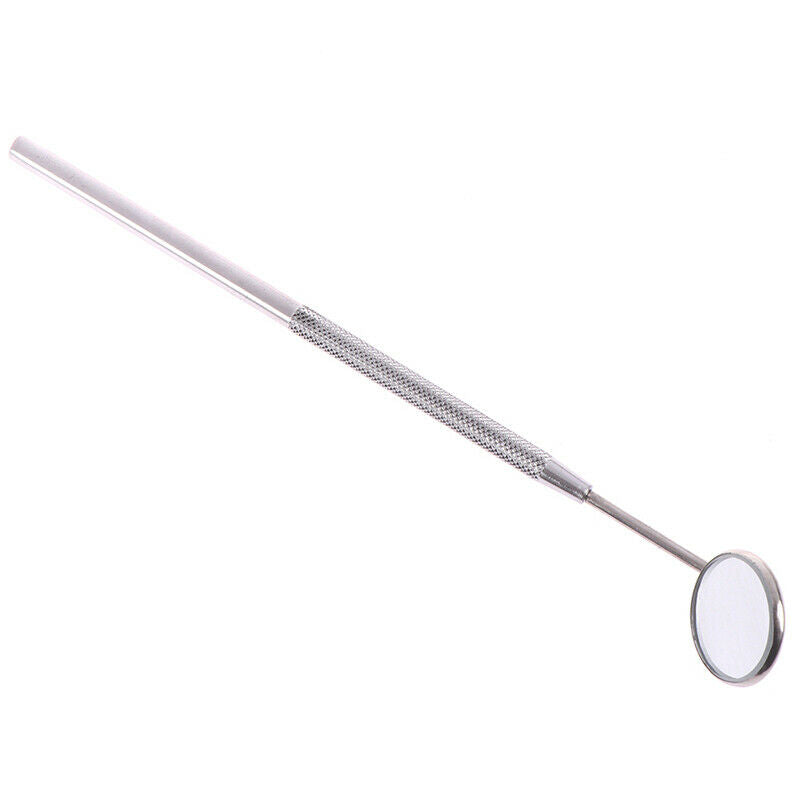 Stainless Steel Makeup Mirror Checking Eyelash Extension Dental Oral Mirror  Kw