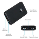 Bluetooth5.0 Transmitter Receiver 2IN 1 Wireless Audio 3.5mm Jack Aux Adapter *1