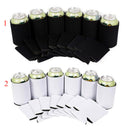 40Set Neoprene Cooling Beer Can Cover Drink Bottle Tin Cooler Sleeve Holder 12oz