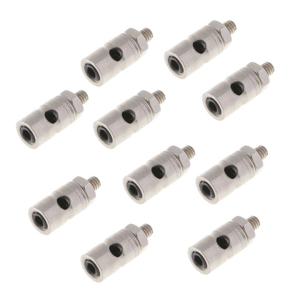 10pcs Adjustable Pushrod Connector Linkage Stoppers 1.8mm for RC Plane Accs