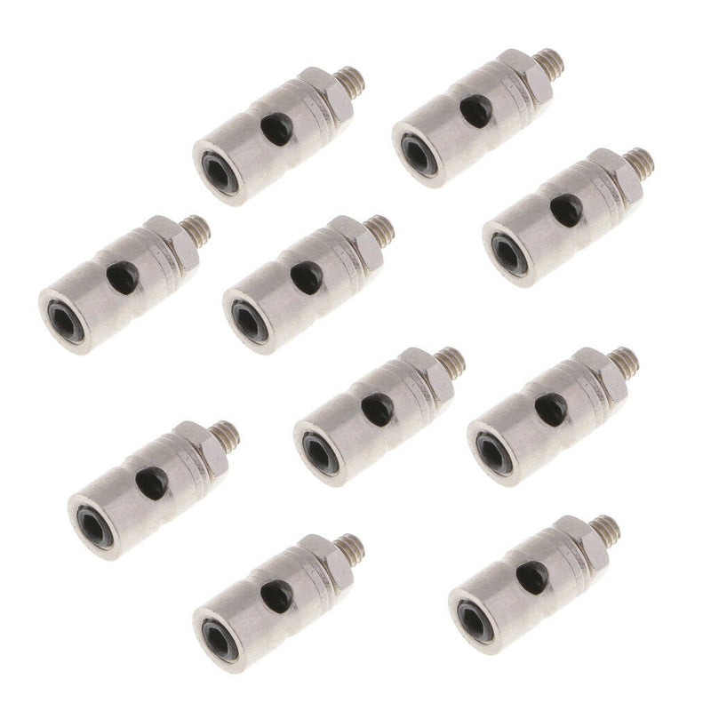 10pcs Adjustable Pushrod Connector Linkage Stoppers 1.8mm for RC Plane Accs