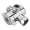 1/2 inch 3 Way T-adapter Toilet Bidet Bath Shower Head Arm Mounted Divertee V2X9
