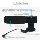Professional Stereo Microphone Super Low Noise Cardioid Video Recording Mic