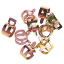 100Pcs  6-15mm 10 Size Fuel Spring Clip Vacuum Water Oil Silicon Hose Tube Clamp