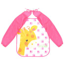 Long Sleeve Waterproof Coverall Baby Animals Toddler Scarf Feeding Smock