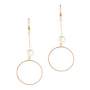 Trendy Simple Dangle Round Drop Earrings for Party Girls Jewelry For Women  L2O2
