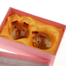 Crystal Lucky Pig Craft Creative Gift-1.57x1.57x1.77inch-Yellow