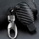 For Mercedes Carbon Fiber Smart Car Key Case Cover Fob Holder  Durable