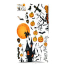 Halloween Pumpkins Witch Wall Stickers Decals Removable Home Decoration