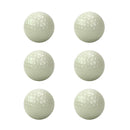 Set of 6 Reusable Luminous Golf Club Balls, Durable Night Glow Club Balls,