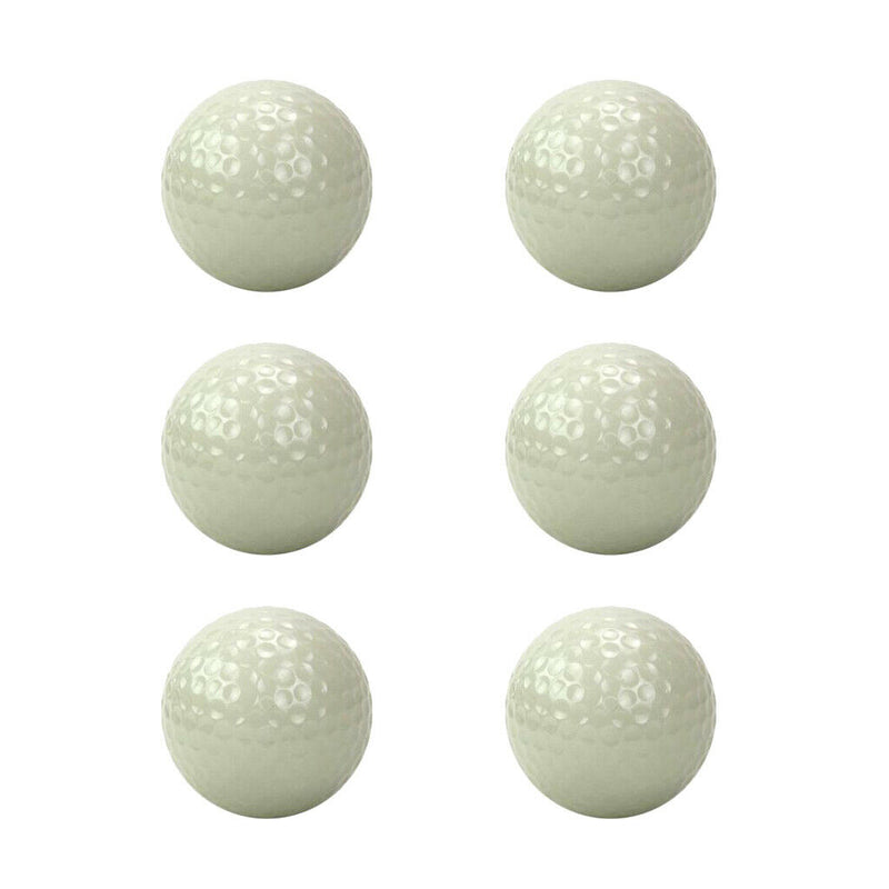 Set of 6 Reusable Luminous Golf Club Balls, Durable Night Glow Club Balls,