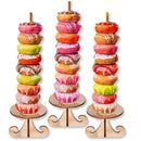 Wooden Donut Display Stand Rack DIY Wall Doughnut Dessert Rack Birthday Deco| Tw