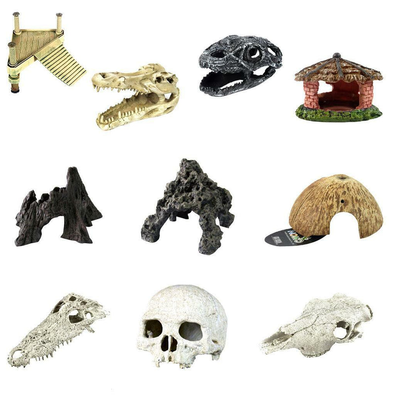 Reptile Small Turtle Frog Pier Floating Basking Platform with Ramp Ladder