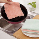 10pcs Microfiber Dishcloth Kitchen Washing Cleaning Towel Dish Cloth Rag TEJ