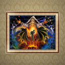 5D DIY Sorcerer Diamond Painting Embroid Cross Stitch Rhinestone Kits Decor