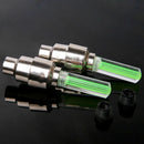 2Pcs Neon LED Reifen Auto Fahrrad Rad Licht Lampe Ventilkappe P5A1 Leucht V C9N7