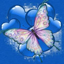 Full Round Drill Diamond Painting DIY Butterfly Rhinestone Picture (A1015)