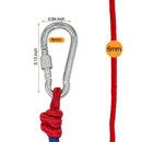 Fishing Magnet Rope 20 Meters, Nylon Rope Braided Rope Heavy Rope With Safe