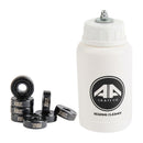 Pro Skateboard Bearings, Cleaning Bottle Kit - Premium 608rs Chrome Steel -