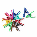 50pcs Steel Wire Clip,Colorful Windproof Clothespin Random Color Y2B8