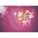 5D DIY Full Drill Diamond Painting Purple Heart Cross Stitch Embroidery Kit