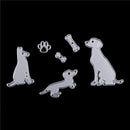 dog with bones scrapbook cuttings dies metal die cuts for diy scrapbooking'decJR