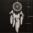 White Feather Dream Catcher Feather Bead Hanging Decoration Ornament