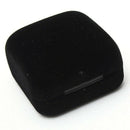 1 Jewel case box black gift rings earrings jewelry velvet display