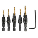 Deburring External Chamfering Tool Deburring Tool,5Pcs Electric Hand Drill