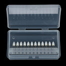 Dental White Polishing Stones Flame Cone shape burs Arkansas Stone 12X / Set OZ