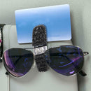 Portable Sun Visor Car Glasses Sunglasses Card Ticket Storage Holder Clip Black