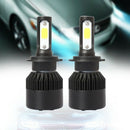 S2 H7 Car LED Headlight Bulbs 12V 6500K 72W 8000LM COB LED Headlamp Fog Lig X9O1