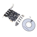 PCI-E to USB 3.0 4-Port PCI Express Card , Mini PCI-E USB 3.0 Hub Controller