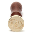 Retro Wedding Pattern Wax Seal Stamp Fire Painting Stamping Envelope Gifts Card