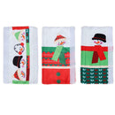 3pcs Snowman Christmas Refrigerator Door Handle Cover Anti-static Protector
