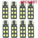 6x T10 194 168 2835 12LED Canbus Error Free Width Door Map Light Bulb CA