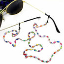 Stainless Steel Bead Eyeglass Spectacles Sunglasses Neck Holder Colorful
