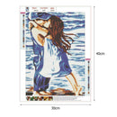 5D DIY Full Drill Diamond Painting Kids Kiss Cross Stitch Embroidery Kit