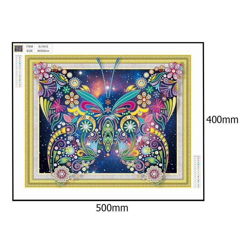 5D DIY Special-shaped Diamond Painting Butterfly Cross Stitch Embroidery