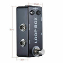 Mosky Mini Guitar Effect Pedal Loop Box Switcher Channel Selection True Byp