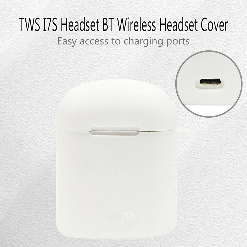 Portable Silicone Wireless Headset Protective Cover for TWS I7S Earphones Case