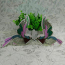 1 pair Birds Hummingbirds DIY Embroidered Patch Clothes Fabric 18*14.5cm New