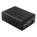 For GeeekPi Raspberry Pi 4 CNC Aluminum Case with Fan Heatsinks for Pi 4B Hn