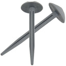 50 x Ground Sheet Plastic Tent Pegs Awning Carpet Pegs Heavy Duty Grey
