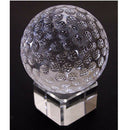 60mm Glass Crystal Golf Ball Paperweight Decorative Ball Home Office Decor