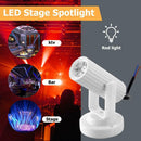LED Stage Spotlight Beam Lamp Disco Bar KTV Club Party Spot Light (Red) A