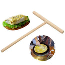 Chinese Specialty Crepe Maker Pancake Batter Wooden U6H4 Spreader Stick Z3S8